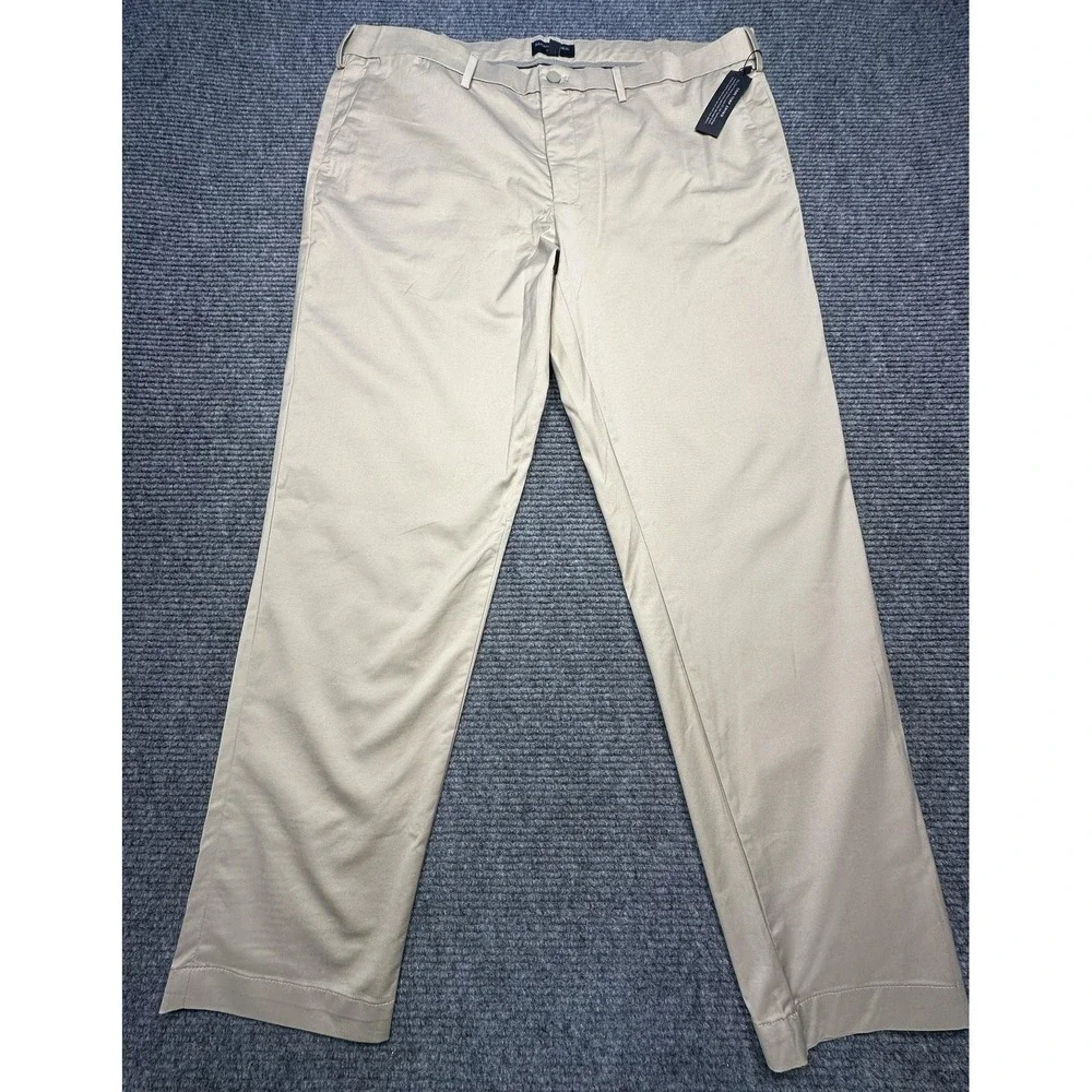 Banana Republic Pants Men 42x34 Khaki Core Temp Chino Slim Fit Stretch Quick Dry
